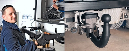 Maßgefertigte Anhängerkupplung