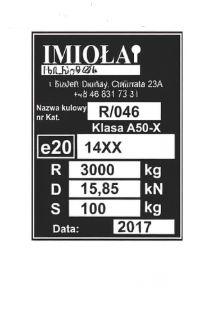 trekhaak sticker imiola