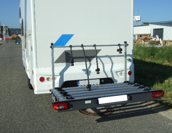 camper fietsendrager voor integraal half integraal of alkoof