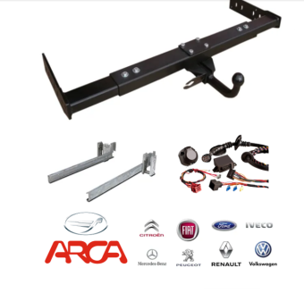 trekhaak camper arca Europa p740 glg camper compleet