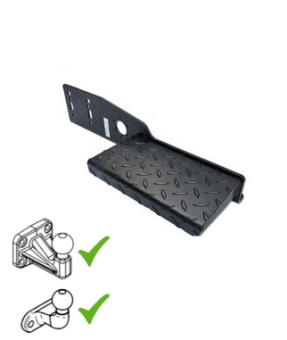 Opstaptreden rechts trekhaak geschikt voor: diverse voertuigen Renault master Crafter Fiat Ducato Mercedes sprinter Ford tran