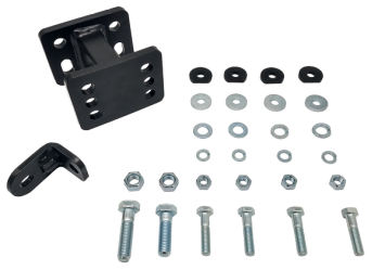 Anhängerkupplungflansch Kugelverlängerung 4 oder 2 Löcher 125mm mit Anhängelast und RDW Zulassung