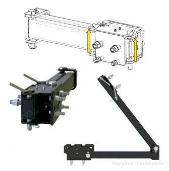 Wegschwenkbarer Fahrradträger Bus Camper TurnSwing - Towbo Bars