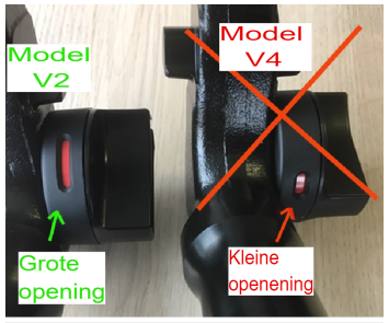 trekhaak knop draai knop