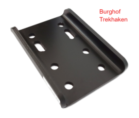 u Anhängerkupplunghöhenverstellplatte universal mit EU-Zulassung für 2- und 4-Loch-Kugel