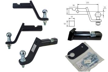 Trekhaak kogel usa adapter 50x50 Auto-hak