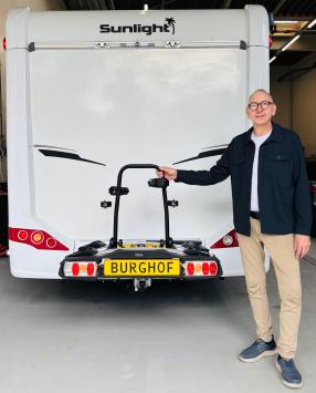 verhogen fietsendrager op trekhaak