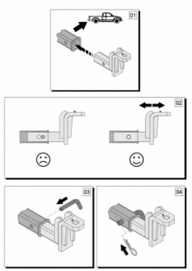Anhängerkupplung USA Adapter 50,8 x 50,8 Blockeinsatz 5611AH-6 | Mit RDW-Zulassung