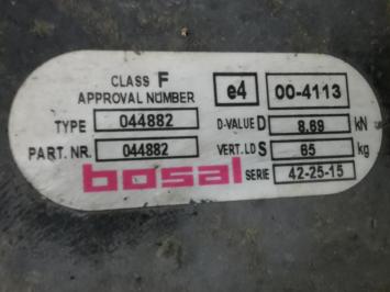 bosal trekhaak kogel los bestellen afneembaar