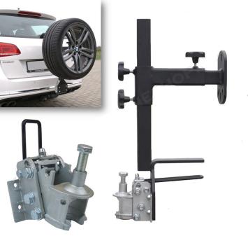 Anhängerkupplung Reserveradträger mit Hebel