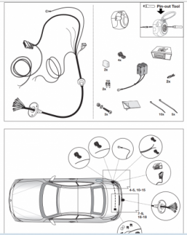 BMW 1er F20 Anhängerkupplung speziell für M- Performance abnehmbare Anhängerkupplung Anhängerkupplung Jahre 2011 bis 2014