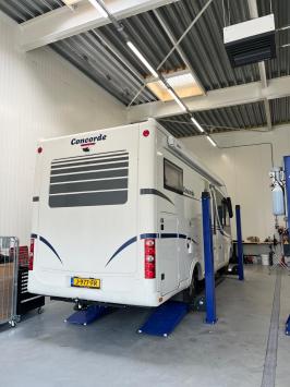 Variable Anhängerkupplung für Concorde mit Al-ko Fahrgestell