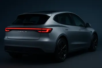 Tesla Model Q Modelljahr ab 2025 vertikal abnehmbare Anhängerkupplung