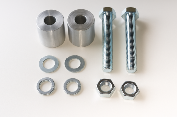 trekhaak verhoger opvul bussen