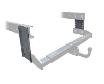 trekhaak camper schetsplaat lang