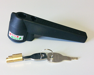 Anhängerkupplungschloss für horizontal abnehmbare Kugel