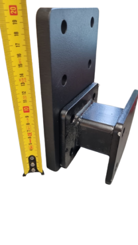 Wohnmobil-Anhängerkupplung Flanschkugel mit Platte und Verlängerungsstück erhöhen