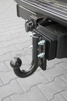 Deichseladapterplatte von 2-Loch auf 4-Loch