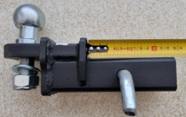 Anhängerkupplung USA Adapter 50,8 x 50,8 Block versenkbar 5611ZK-7 | Mit RDW-Zulassung